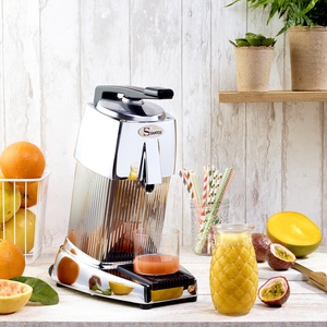 Presse-agrumes à levier - cuve et socle chromés n°10C